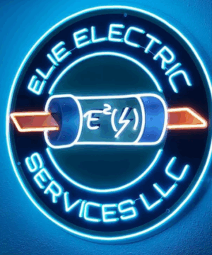 Elie Logo UV Neon Sign